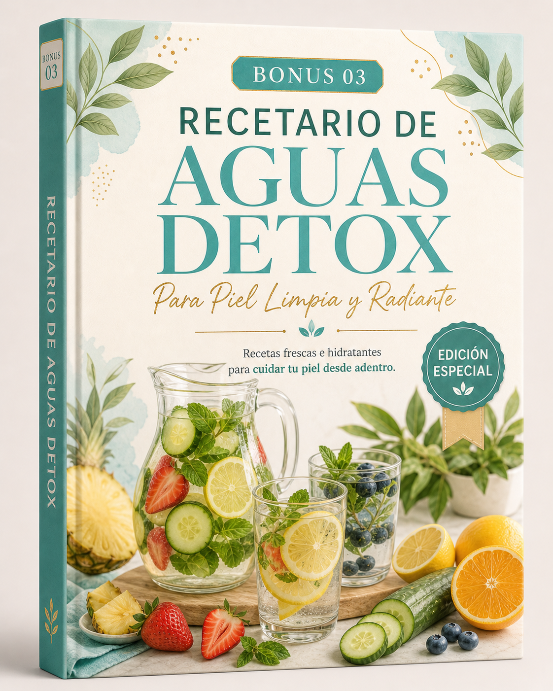 Aguas Detox Piel Limpia y Radiente  | PDF descargable | Recetas Sanadoras